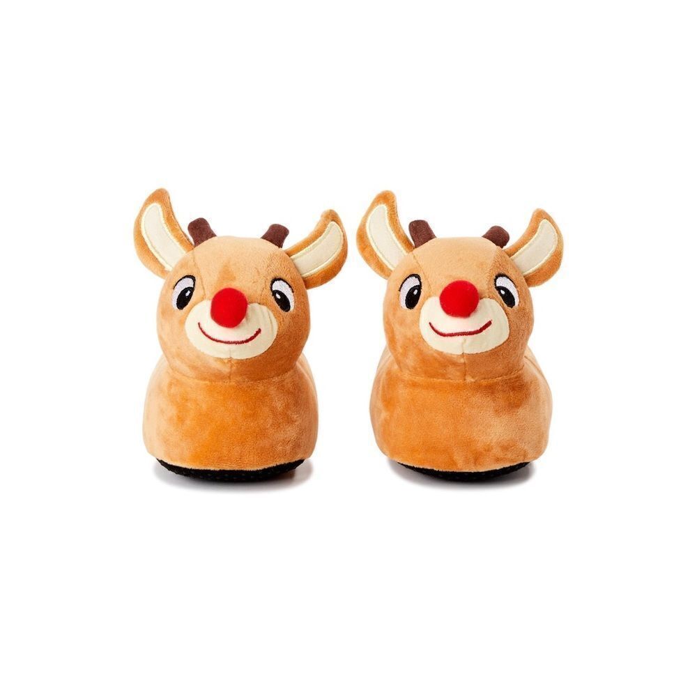 Rudolph baby slippers || size 2, 4, 5, 7